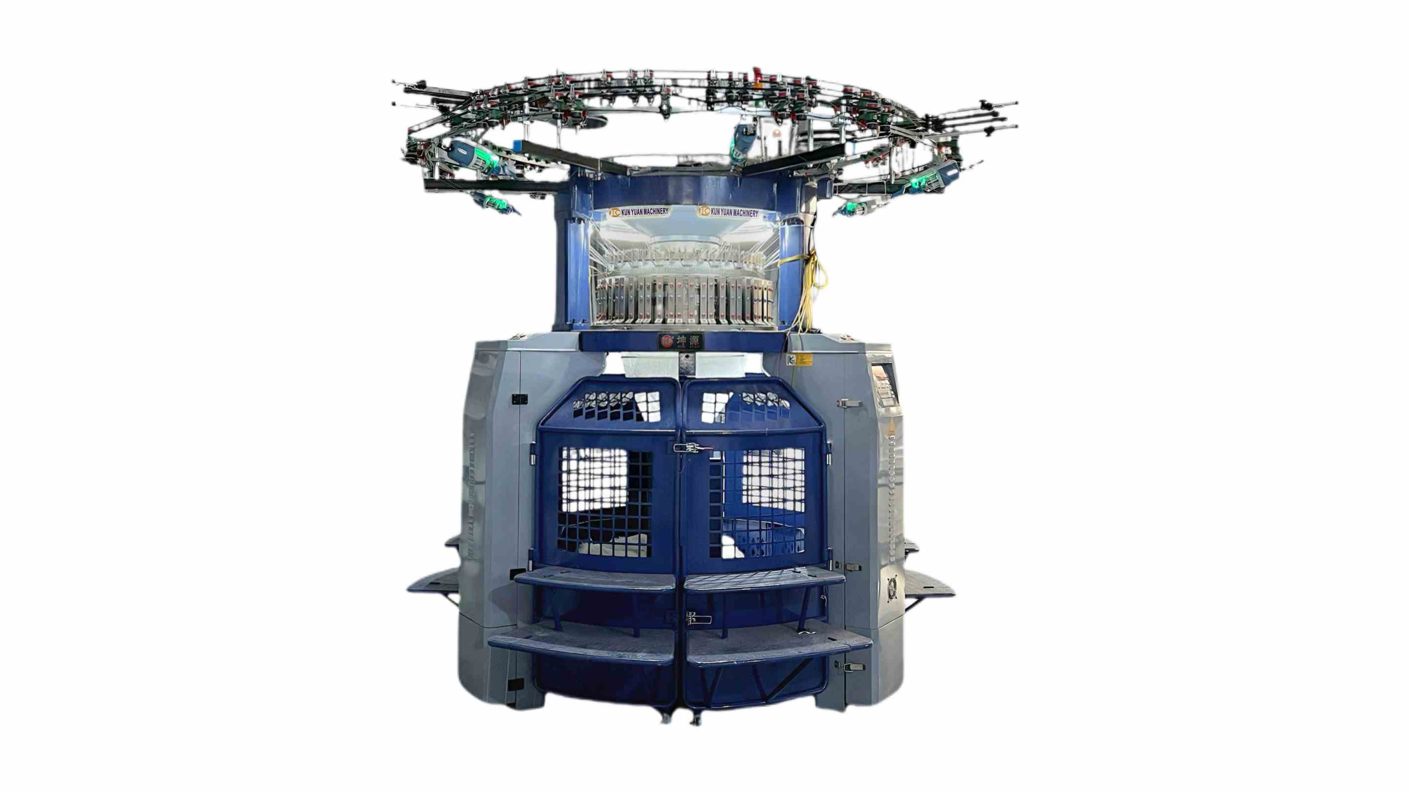 Knitted Fabric Raising and Intermediate Shearing Circular Knitting Machine